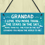 Grandad Gift For Birthday Christmas Hanging Sign Gift For Dad