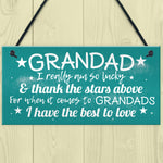 Gifts For Grandad Hanging Wall Plaque Gifts From Grandchildren