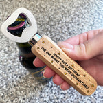 Novelty Birthday Gift In Quarantine Wood Bottle Opener Funny