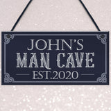 Personalised Retro Man Cave Signs Novelty Gifts For Him