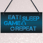 Retro Gaming Sign Boy Bedroom Decor Birthday Xmas Gift For Gamer