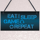 Retro Gaming Sign Boy Bedroom Decor Birthday Xmas Gift For Gamer