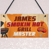 Personalised BBQ Barbecue Hanging Funny Garden Sign Gift For Him