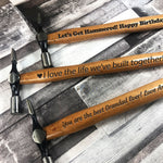 Personalised Anniversary Gift For Him Engraved Hammer Gift