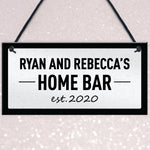 HOME BAR Sign PERSONALISED Man Cave Bar Sign Any Name Gift