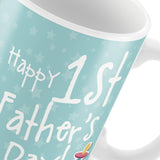 First 1st Fathers Day Mug Novelty Gift Idea For New Dad Newborn