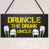 Funny Uncle Gift Druncle Sign Gift For Him From Niece Nephew