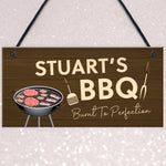 Funny Joke Personalised BBQ Sign Man Cave Garden Shed Sign