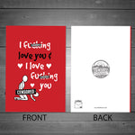 FUNNY RUDE Anniversary Valentines Card For Husband Wife