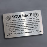 Metal Wallet Insert Personalised Valentines Anniversary Gift