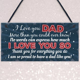 FATHERS DAY Birthday Christmas Gift For Dad Gift From Daughter