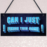 Neon Effect Gaming Sign Funny GAMER GIFT Bedroom Man Cave