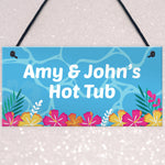 Novelty Hot Tub Accessories PERSONALISED Hot Tub Plaque Decor