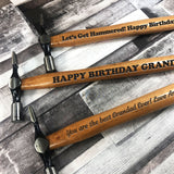 Novelty Birthday Gift For Grandad Engraved Hammer Gift For Men