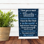 Quirky Gifts For Uncle Plaque Uncle Presents For Birthday Xmas