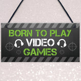 Gaming Bedroom Gifts Novelty Gaming Sign For Brother Son Gifts