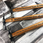 Personalised Grandad Gift For Fathers Day ENGRAVED Hammer Gifts