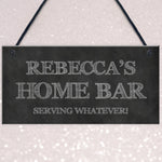 Shabby Chic HOME BAR Garden Bar Man Cave PERSONALISED Sign