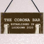 Corona Bar Sign For Garden Man Cave Home Bar Hanging Bar Sign