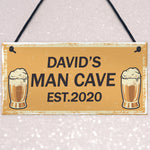 Personalised Man Cave Gifts For Him Novelty Bar Sign Fathers Day