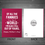 Funny Mothers Day Card Rude Cheeky Humour Card For Mum Gift