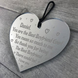 Best Boyfriend Gift Personalised Heart Valentines Anniversary