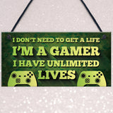 Gaming Bedroom Accessories Hanging Sign For Boys Bedroom Son Dad