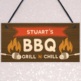 Personalised Funny BBQ Sign Garden Plaque Man Cave Shed Sign