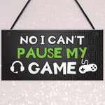 Boys Gaming Gifts Novelty Gaming Gamer Sign Funny Christmas