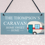 Hanging Sign For Caravan Personalised Home Decor Gift