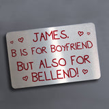 Funny Gift For Boyfriend Valentines Day Anniversary Wallet Card