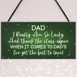 Christmas Gift For Dad Novelty Hanging Plaque Gift For Him Dad