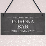 Welcome To Bar Sign CORONA BAR Christmas Gift Home Bar Pub