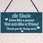 Quirky Birthday Christmas Gifts For Uncle Plaque From Niece