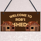 Personalised Garden Sign Shed Sign Gift For Men Garage Allotment