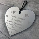 Novelty Auntie Birthday Christmas Gift Personalised Engraved