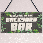 Novelty Backyard Bar Hanging Signs And Plaques Garden Decor