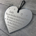 Best Girlfriend Gift Personalised Heart Valentines Anniversary