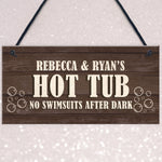 Personalised Funny Hot Tub Signs And Plaques Novelty Accessories