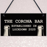 Funny Corona Bar Sign For Home Bar Garden Hanging Sign Alcohol