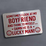 Funny Gift For Boyfriend Birthday Christmas Wallet Insert