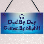 Novelty Gamer Gift For Dad Neon Effect Gaming  Man Cave Sign