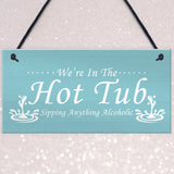 Funny Hot Tub Accessories Home Decor Garden Hot Tub Signs