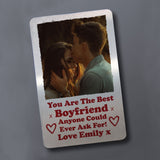 Personalised Photo Gift For Boyfriend Card Valentine Anniversary