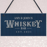 Personalised Whiskey Bar Sign Vintage Home Bar Pub Sign Alcohol