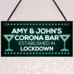 CORONA BAR Personalised Signs Novelty Home Bar Plaques Gifts