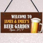 Man Cave Bar Pub Sign Personalised Beer Garden Plaque Alcohol