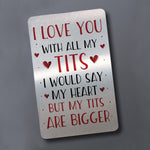 Funny Valentines Day Anniversary Gift For Him Her Husband Wife