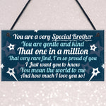 Birthday Christmas Brother Gifts From Sister Hanging Plaque