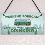 Camping Drinking Novelty Caravan Motorhome Decor Gift Sign